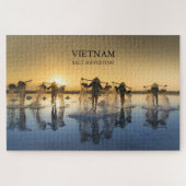 Vietnam Zoutoogst Legpuzzel (Horizontaal)