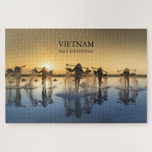 Vietnam Zoutoogst Legpuzzel (Horizontaal)