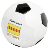 Vietnam Zuid-Vietnamese vlag gepersonaliseerd Voetbal (Drie kwart)
