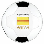 Vietnam Zuid-Vietnamese vlag gepersonaliseerd Voetbal (Voorkant)