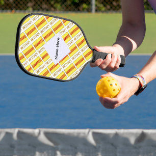 Vietnam Zuid-Vietnamese Vlag Getegeld Gepersonalis Pickleball Paddle