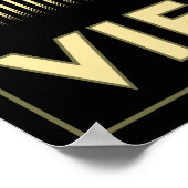 vietnam zuidoost - azië art deco retro - reizen poster (Hoek)