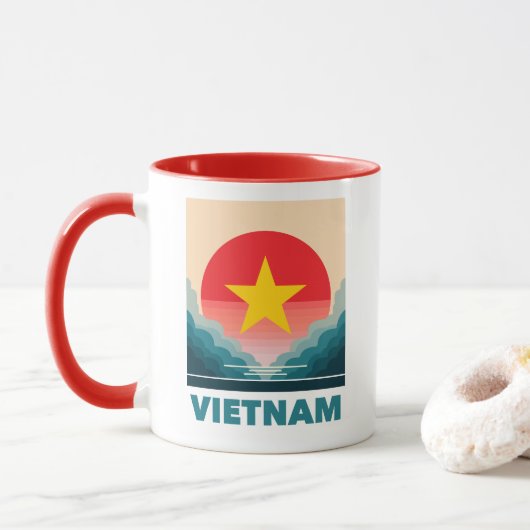 Vietnam Zuidoost-Azië Mok (Met donut)