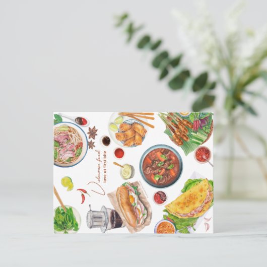 Vietnamees Briefkaart (Staand voorkant)