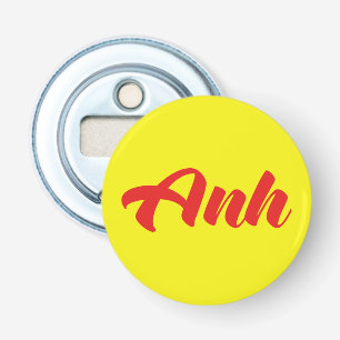 Vietnamees Broer - Anh ~ Tiếng Việt Taal Button Flesopener