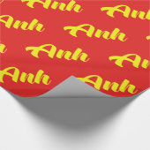 Vietnamees broer - Anh ~ Tiakng Vioottaal Cadeaupapier (Hoek)