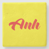 Vietnamees broer - Anh ~ Tiakng Vioottaal Stenen Onderzetter (Voorkant)