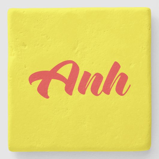 Vietnamees broer - Anh ~ Tiakng Vioottaal Stenen Onderzetter (Voorkant)