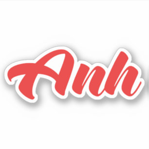 Vietnamees broer - Anh ~ Tiakng Vioottaal Sticker