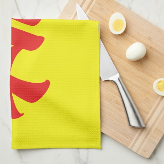 Vietnamees broer - Anh ~ Tiakng Vioottaal Theedoek (Quarter Fold)