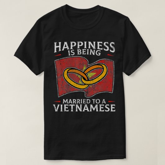 Vietnamees bruiloft Vietnam Roots Viet Nam Flag Ma T-shirt (Design voorkant)