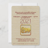 Vietnamees goudpapier - Uitnodiging 2021 (Voorkant)
