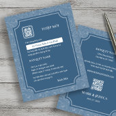 Vietnamees Grijs Blauw Liedje Hy Bruiloft Thiep Mo