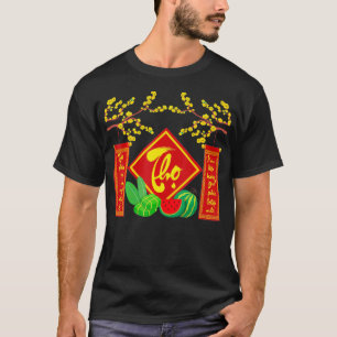 Vietnamees grootvader, grootmagifts voor Birthday T-shirt