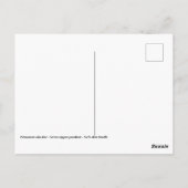 Vietnamees hert op gras briefkaart (Achterkant)