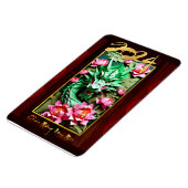 Vietnamees Hout Groene Draak Nieuwjaar 2024 RecM Magneet (Linkerzijde)