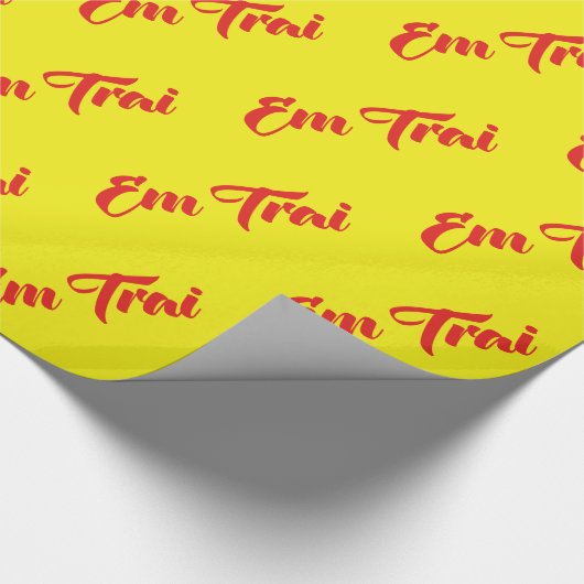 Vietnamees (jong) Broeder - Em Trai ~ Tipragng Vik Cadeaupapier (Hoek)