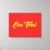 Vietnamees (jong) Broeder - Em Trai ~ Tipragng Vik Canvas Afdruk (Voorkant)