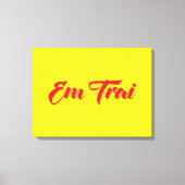 Vietnamees (jong) Broeder - Em Trai ~ Tipragng Vik Canvas Afdruk (Voorkant)