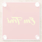 Vietnamees (jong) Broeder - Em Trai ~ Tipragng Vik Glazen Onderzetter (Achterkant)