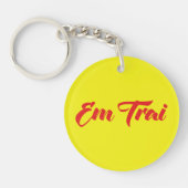 Vietnamees (jong) Broeder - Em Trai ~ Tipragng Vik Sleutelhanger (Voorkant)