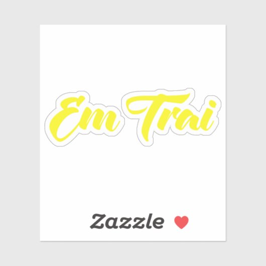 Vietnamees (jong) Broeder - Em Trai ~ Tipragng Vik Sticker (Vel)