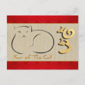 Vietnamees kat Nieuwjaar 2023 HPostc Briefkaart (Voorkant)