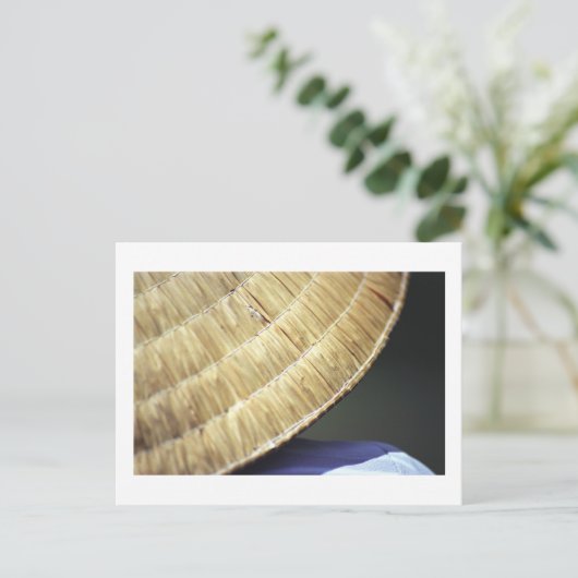 Vietnamees kegelvormig Pet Briefkaart (Staand voorkant)