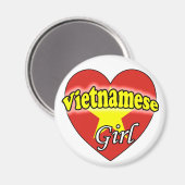 Vietnamees meisje magneet (Voorkant / Achterkant)