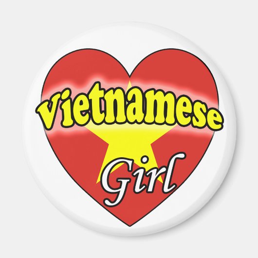 Vietnamees meisje magneet (Voorkant)