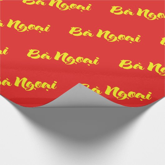 Vietnamees (moeder) grootmoeder - Bà Ngoi Cadeaupapier (Hoek)