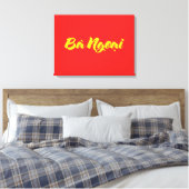Vietnamees (moeder) grootmoeder - Bà Ngoi Canvas Afdruk (Insitu (Slaapkamer))