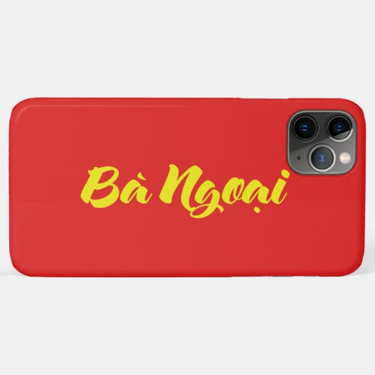 Vietnamees (moeder) grootmoeder - Bà Ngoi Case-Mate iPhone Case (Achterkant (horizontaal))