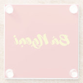 Vietnamees (moeder) grootmoeder - Bà Ngoi Glazen Onderzetter (Achterkant)