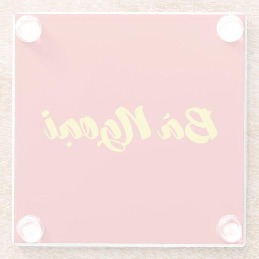 Vietnamees (moeder) grootmoeder - Bà Ngoi Glazen Onderzetter (Achterkant)