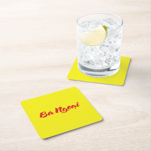 Vietnamees (moeder) grootmoeder - Bà Ngoi Kartonnen Onderzetters (Insitu)