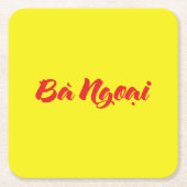 Vietnamees (moeder) grootmoeder - Bà Ngoi Kartonnen Onderzetters (Voorkant)