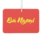 Vietnamees (moeder) grootmoeder - Bà Ngoi Luchtverfrisser (Achterkant)