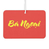 Vietnamees (moeder) grootmoeder - Bà Ngoi Luchtverfrisser (Voorkant)