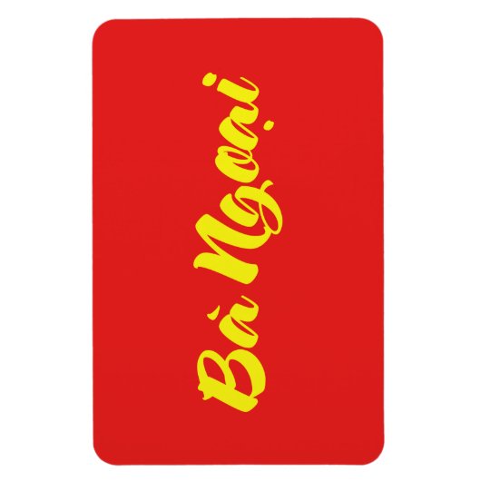 Vietnamees (moeder) grootmoeder - Bà Ngoi Magneet (Verticaal)