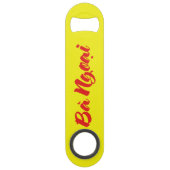 Vietnamees (moeder) grootmoeder - Bà Ngoi Speed Flessenopener (Voorkant)