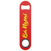 Vietnamees (moeder) grootmoeder - Bà Ngoi Speed Flessenopener (Achterkant)