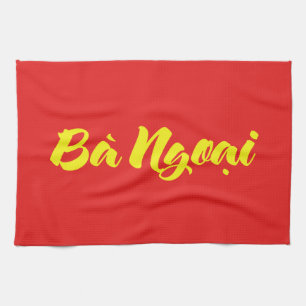 Vietnamees (moeder) grootmoeder - Bà Ngoi Theedoek