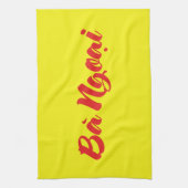 Vietnamees (moeder) grootmoeder - Bà Ngoi Theedoek (Verticaal)