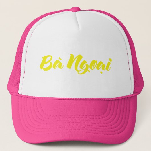 Vietnamees (moeder) grootmoeder - Bà Ngoi Trucker Pet (Voorkant)