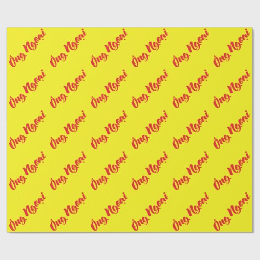 Vietnamees (moederlijk) grootvader - Ông Ngoi Cadeaupapier (Vlak)