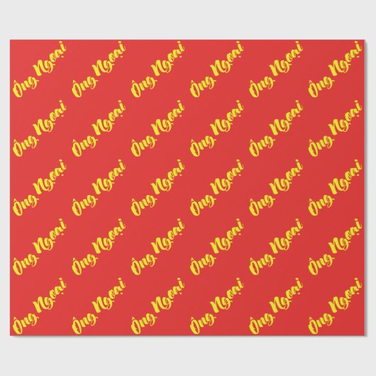 Vietnamees (moederlijk) grootvader - Ông Ngoi Cadeaupapier (Vlak)