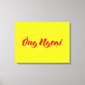Vietnamees (moederlijk) grootvader - Ông Ngoi Canvas Afdruk (Voorkant)