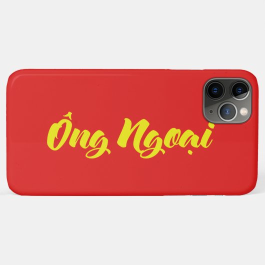Vietnamees (moederlijk) grootvader - Ông Ngoi Case-Mate iPhone Case (Achterkant (horizontaal))