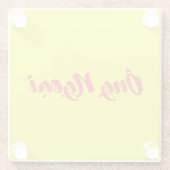 Vietnamees (moederlijk) grootvader - Ông Ngoi Glazen Onderzetter (Achterkant)